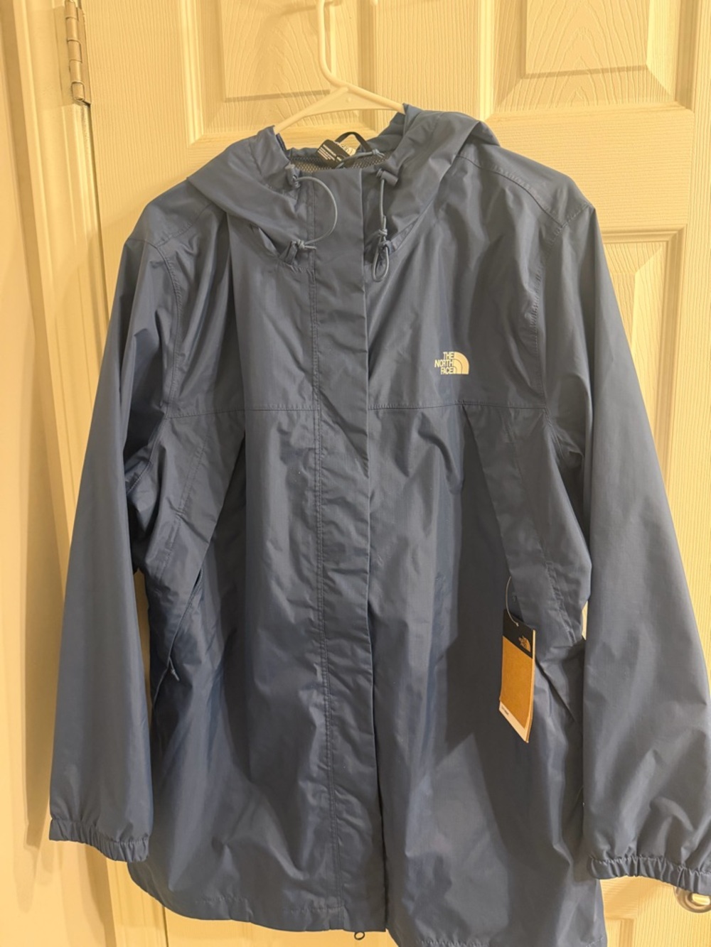 The North Face Slate Blue Hooded Shell Jacket